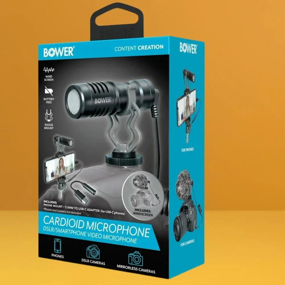 MICROPHONE SMARTPHONE VIDEO. microphone for cell phone, tablet or computer